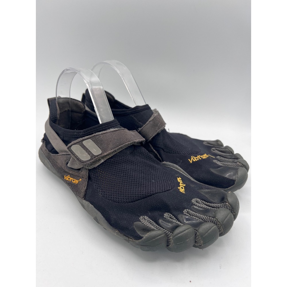 Vibram Five Fingers TrekSport Black Charcoal Grey M4485 Men's Size 41 US 8.5 Toe